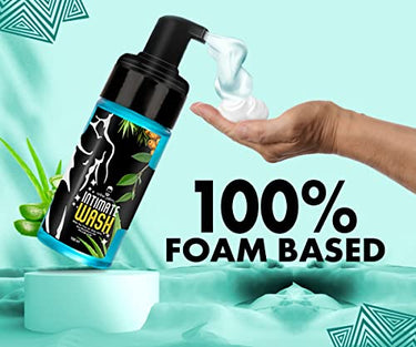 UrbanGabru Intimate Wash For Men 100 ml | Men's Hygiene Wash - Gently Cleanses Intimate Area | Private Part Wash | Maintains pH balance | Anti-Itching & Anti-Fungal | Paraben & Sulphate Free